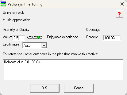 Satisfaction fine tuning form.