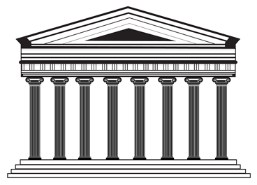 Illustration of pillars - Parthenon